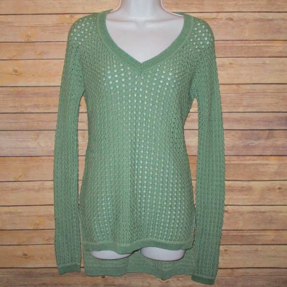 BCBGMaxAzria Sweaters - SALE BCBGMaxAzria Dusty Jade Kent V Neck Sweater